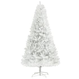 6ft Unlit Artificial White Christmas Tree, Holiday Décor with 1000 Branch Tips, Auto Open and Steel Base (Option: White-950x260x250 mm)